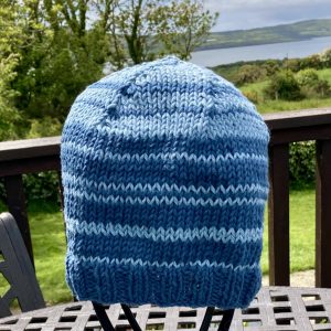 Cool Cotton Hat for Adults - Blue Banding