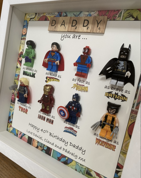 Personalised Superhero Frame with Marvel Border