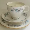 Teacup Candle - Blue Floral Gainsborough Fine China