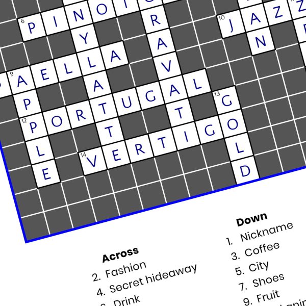elevencorners traditional crossword with clues