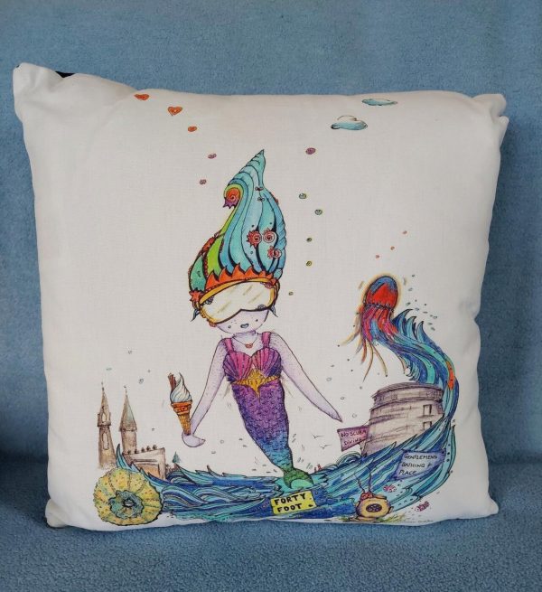Cushion cover mermaid