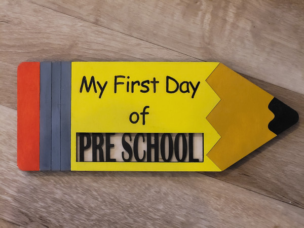 Handmade First/Last Day of School Sign
