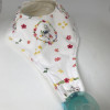 Dummy/ Soother Baby Bib Rabbit Floral