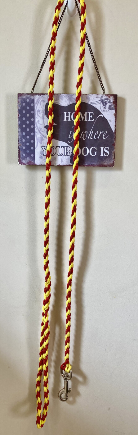 Reflective Dog Lead Yellow & Red