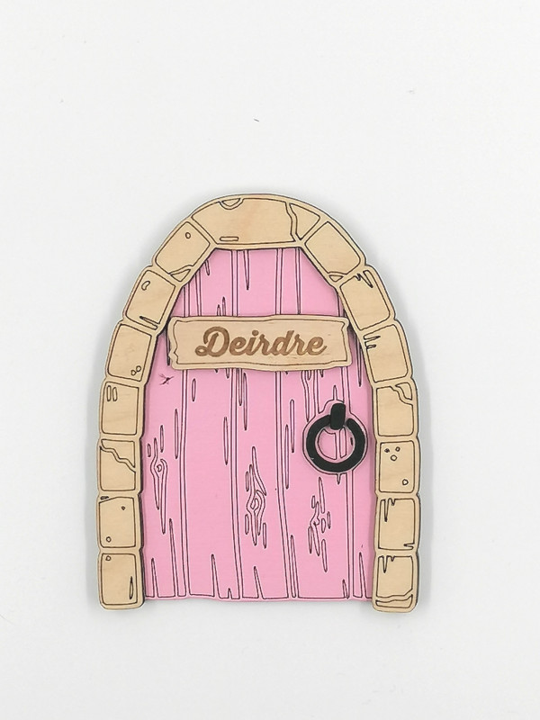 Customised Fairy Door - Pink