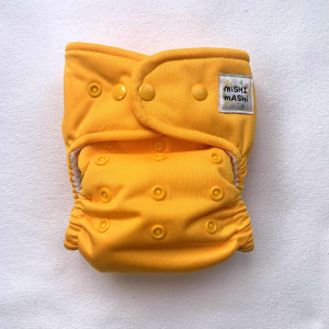 Yellow Pocket Cloth Nappy