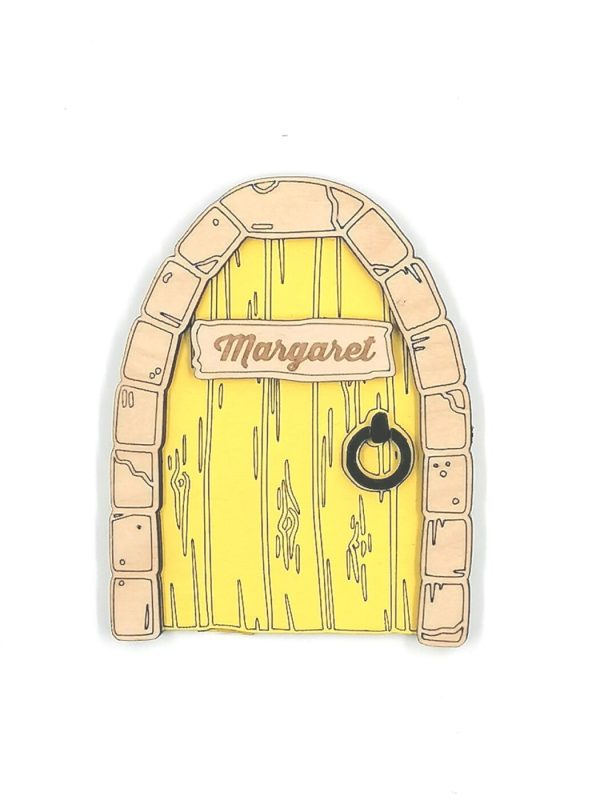 Customised Fairy Door - Yellow