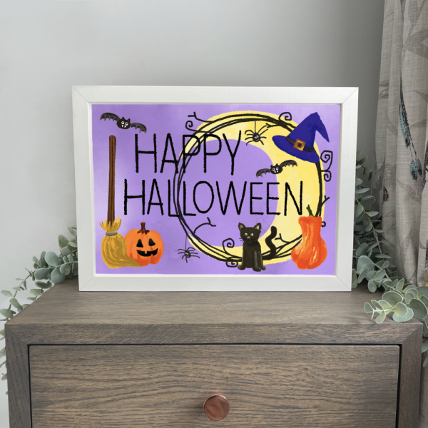 Happy Halloween A4 Print