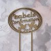 Communion / Confirmation Wooden Cake Topper