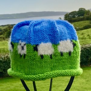 Adult Knitted Sheep Hat