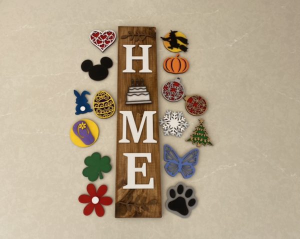 Home Sign With Interchangeable O - Image2