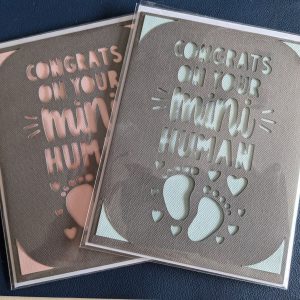 Congratulations On Your Mini Human New Baby Card