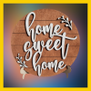 Free Standing Home Sweet Home Wooden Sign