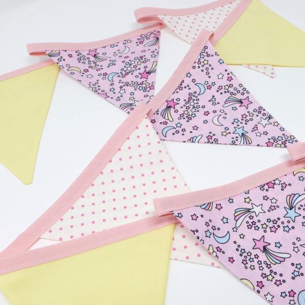 Shoot for the Stars Fabric Bunting