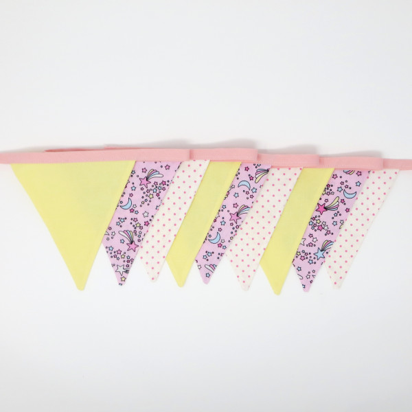 Shoot for the Stars Fabric Bunting - Shoot for the stars Bunting 3 scaled
