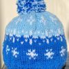 Adult Knitted Snowflake Hat