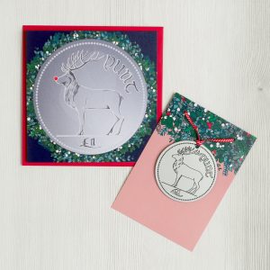 Punt Coin Christmas Cards and Decoration Set