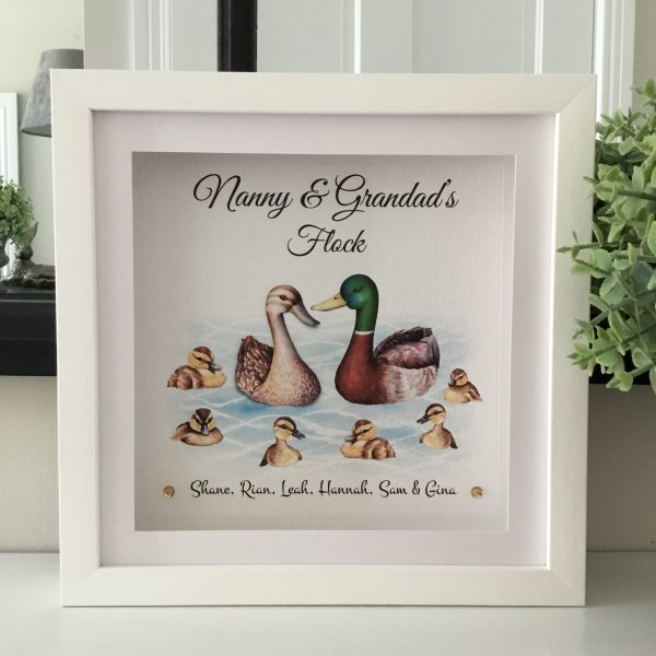 Personalised Grandparents Duck Frame