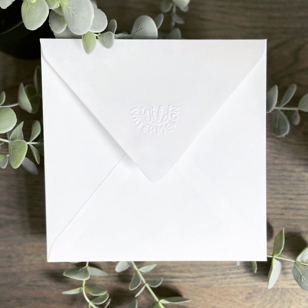 Wild Watermelon Greeting Card White Envelope