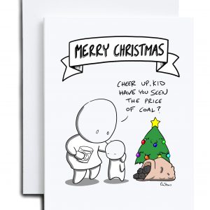 Christmas Card – Christmas Coal