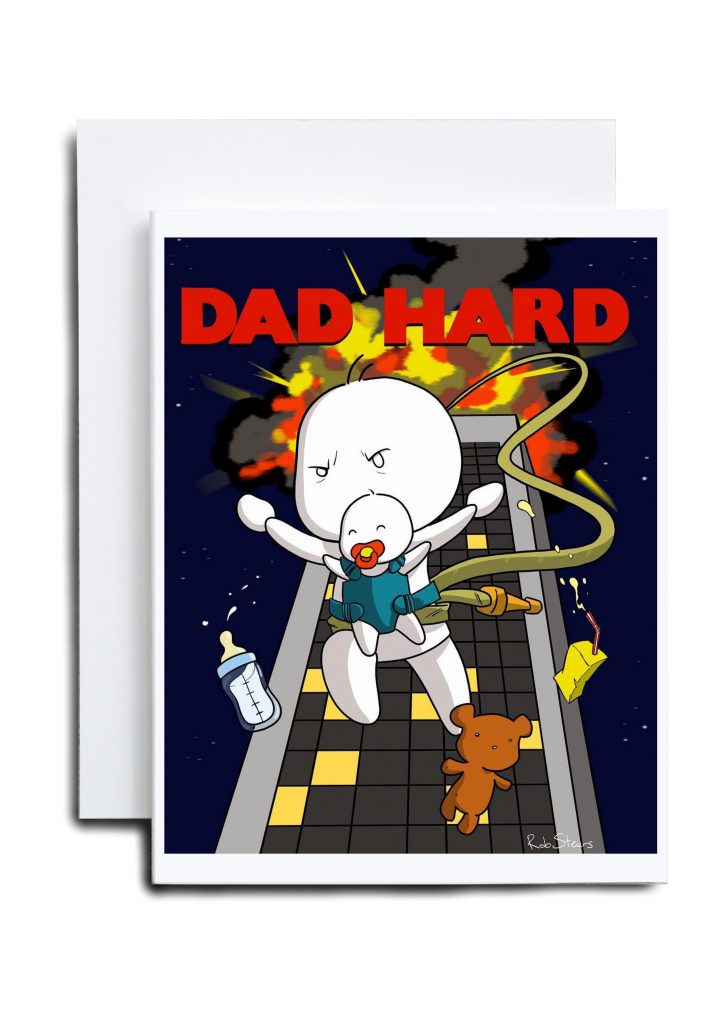 Father's Day Card – Dad Hard