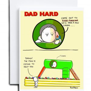 Father's Day Card – Dad Hard A Few Laughs