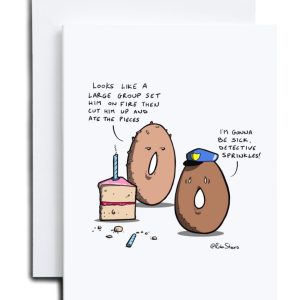 Birthday Card – Donut Cops