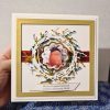 christmas handmade card with robin