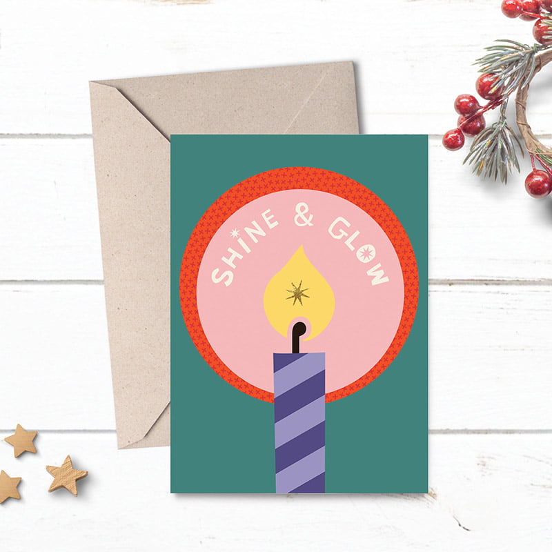 Shine & Glow Christmas Card