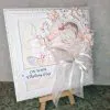 Baby Arrival / Christening Elegant Handmade Card