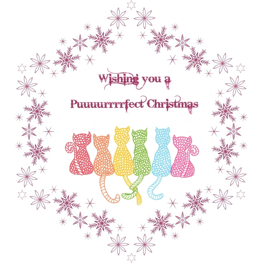 Wishing You a Puuuuurrrrfect Christmas Card