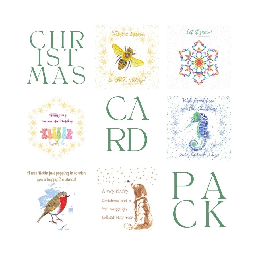 Christmas Card 6 Pack Assorted