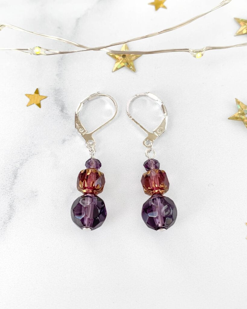 Petite Purple Earrings