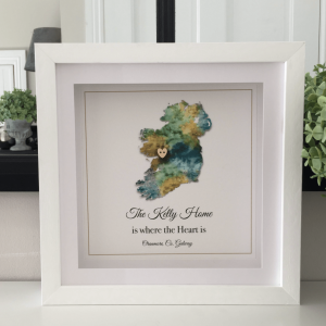 Ireland Frame Home Is Where The Heart Is