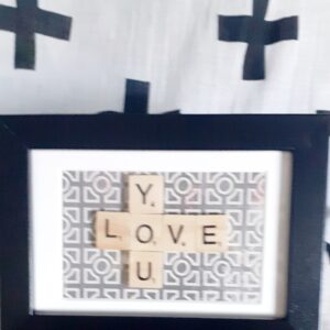 Scrabble Love You Mini Frame