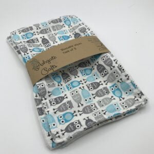 Reusable Wipes Large Blue Owl