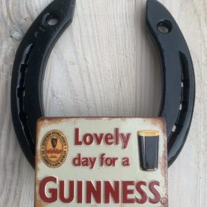 Horse Shoe Guinness Sign