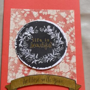 Life Is Beautiful Valentines Day card