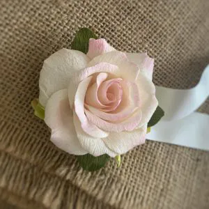 Crepe Paper Flower Corsage