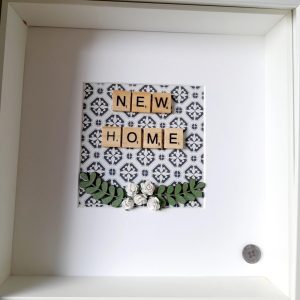 New Home Scrabble Box Frame