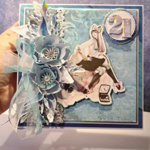 Happy 21st birthday girl - Handmade Card