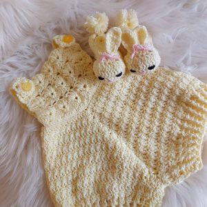 Baby Romper with Bunny Slippers