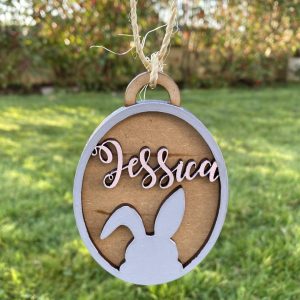Personalised Easter Hanging Decoration