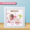 New Baby Personalised Frame