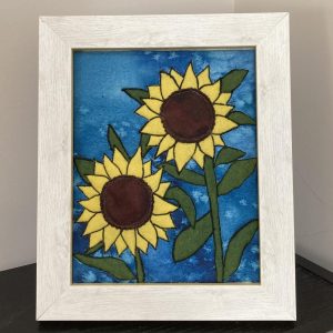 Sunflowers Fibre Art