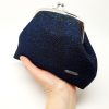 Blue Glitter Clutch Bag