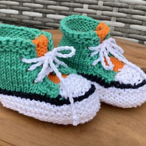 Patriotic Baby Sneaker Booties