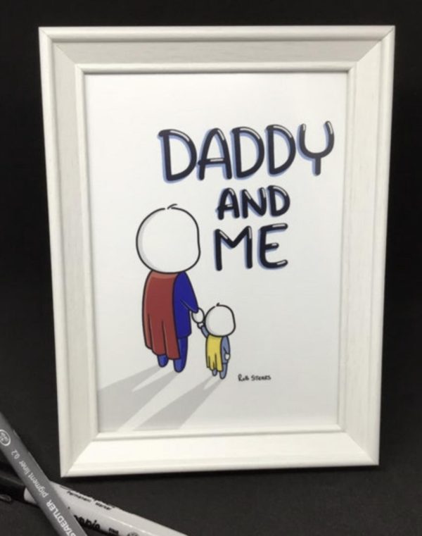 Personalised Father’s Day illustration