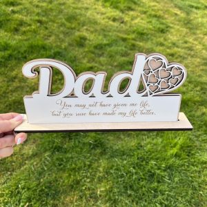 Freestanding Double-layer Dad Sign