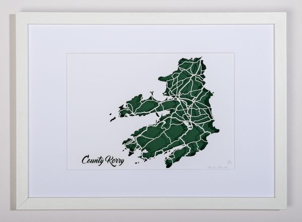 Co Kerry papercut map